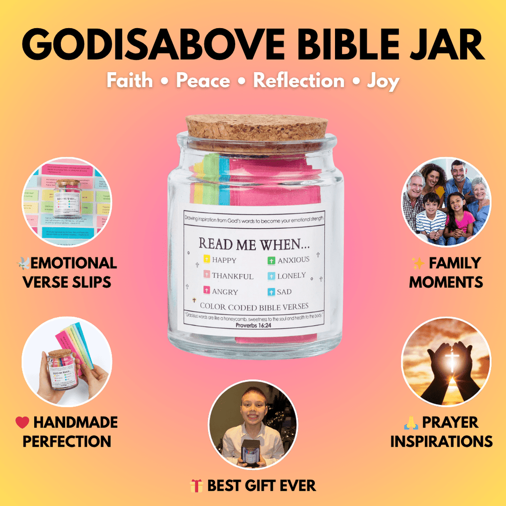 (FULL GIFTING SET) Handmade 90 Day Bible Jar