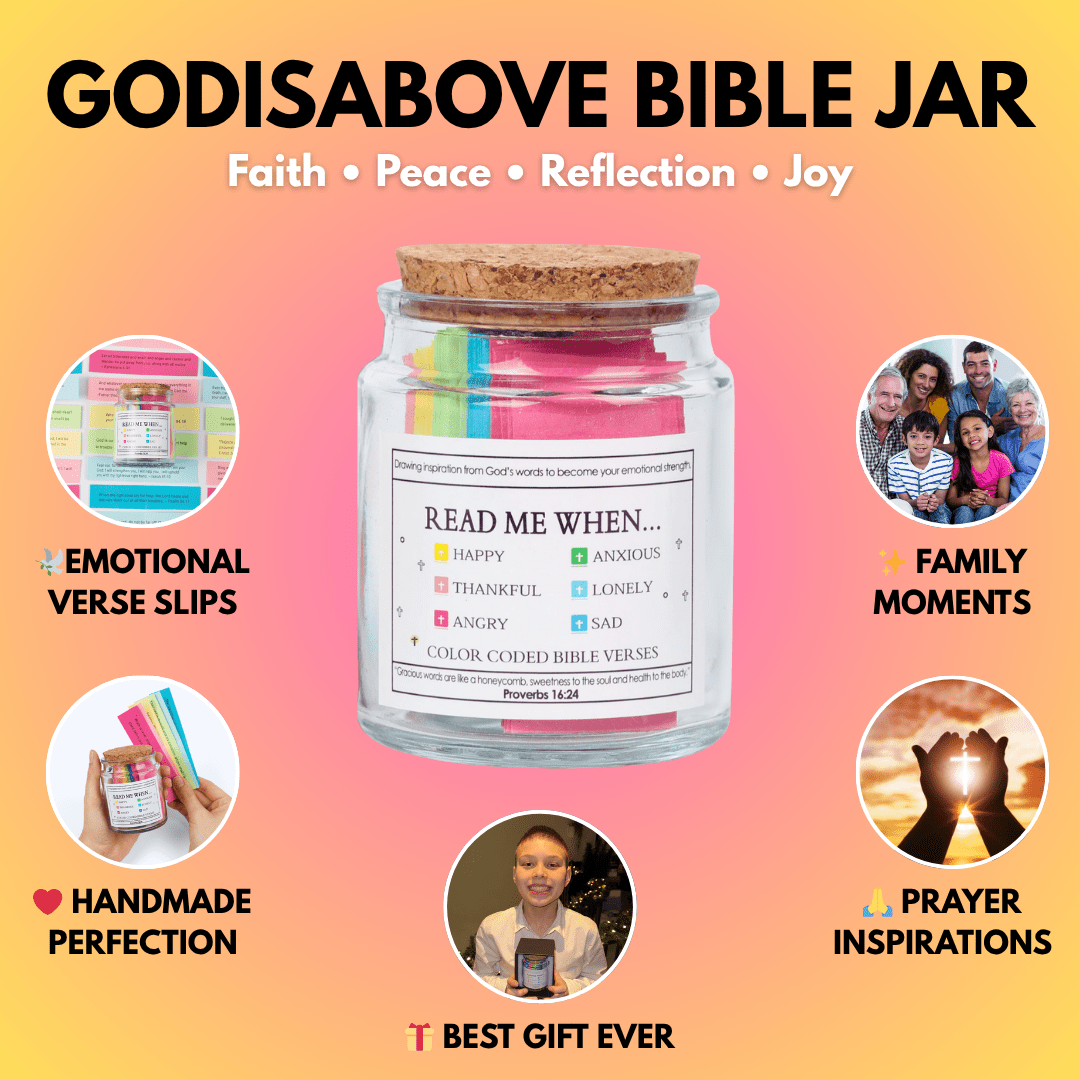 (FULL GIFTING SET) Handmade 90 Day Bible Jar