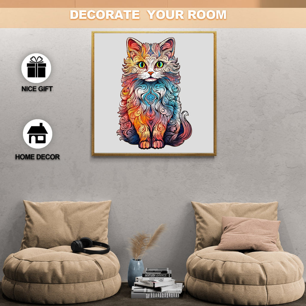 Persian Cat-2 Wooden Jigsaw Puzzle