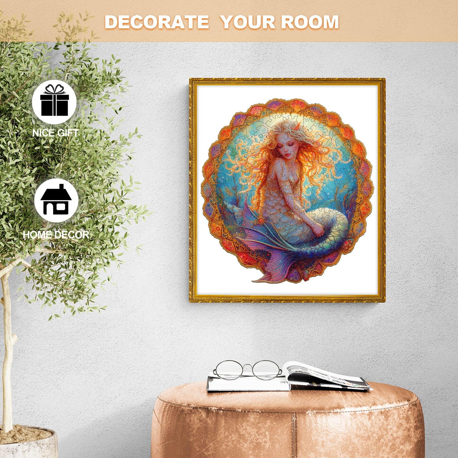 Flash Sale⚡  Dreamy Mermaid Wooden Jigsaw Puzzle