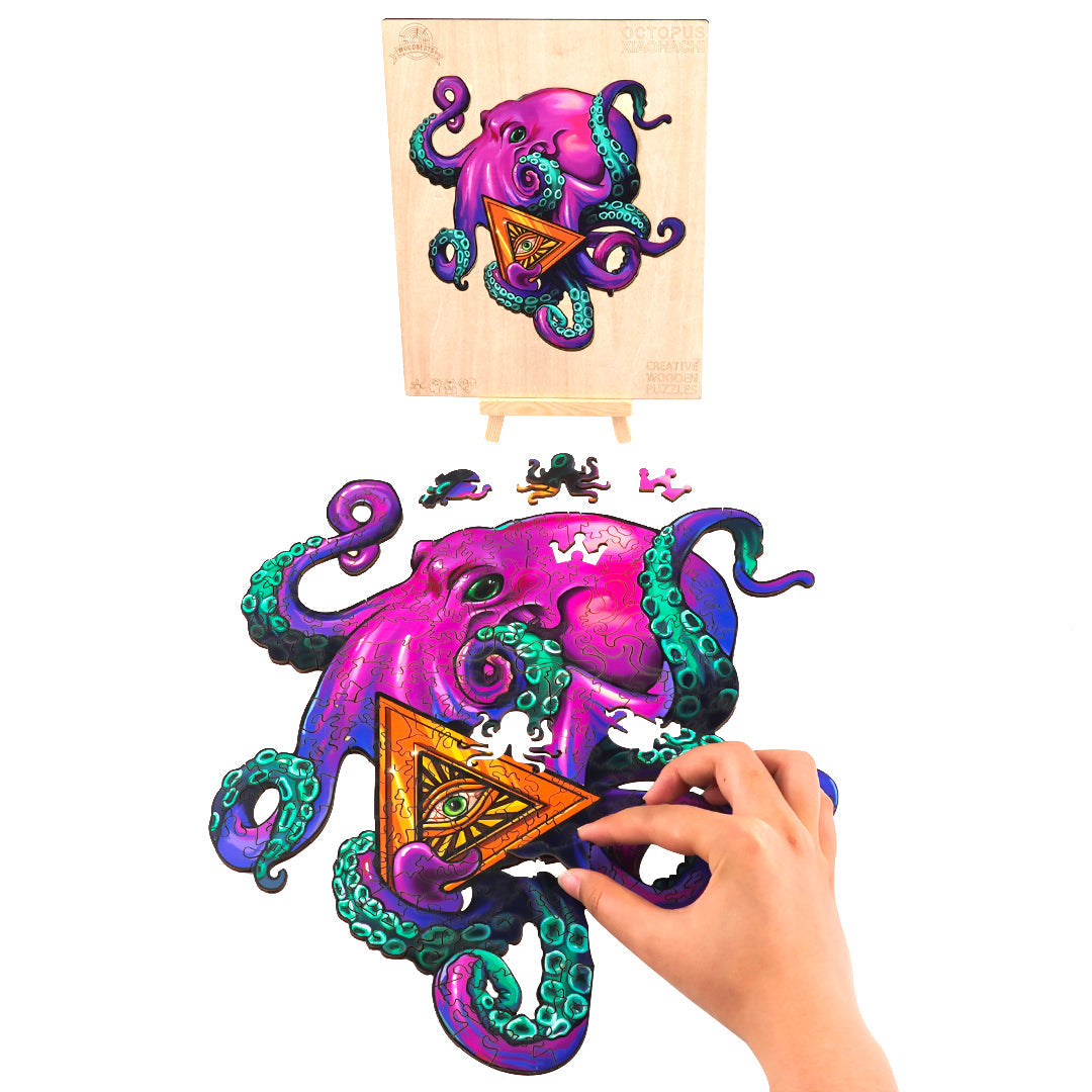 Octopus Xiaohachi Wooden Jigsaw Puzzle