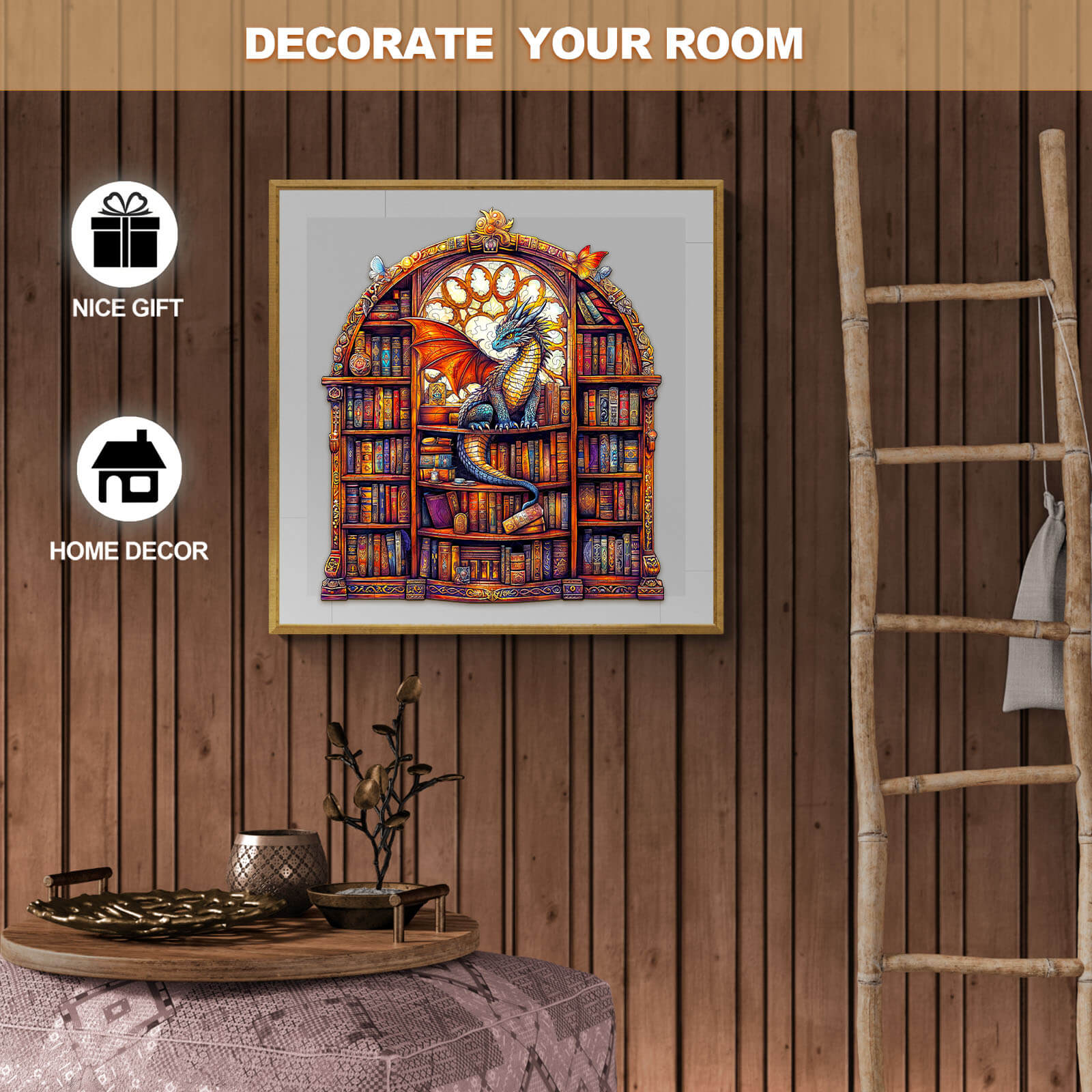 SEEK AND FIND QUILLS Wooden Jigsaw Puzzle
