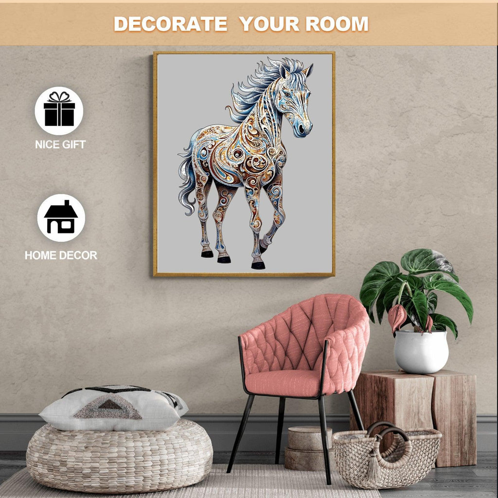 Free Zebra 2 Wooden Jigsaw Puzzle