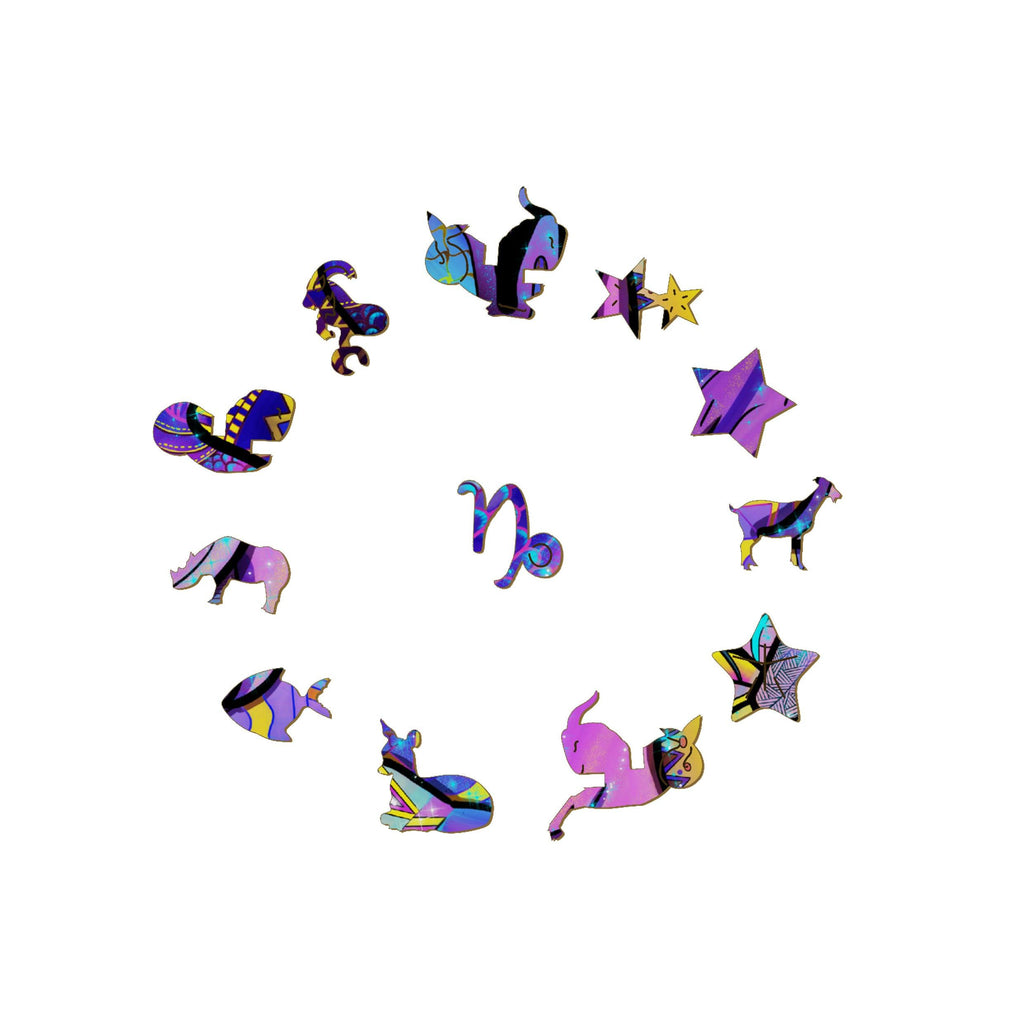 Constellation Capricorn Wooden Jigsaw Puzzle
