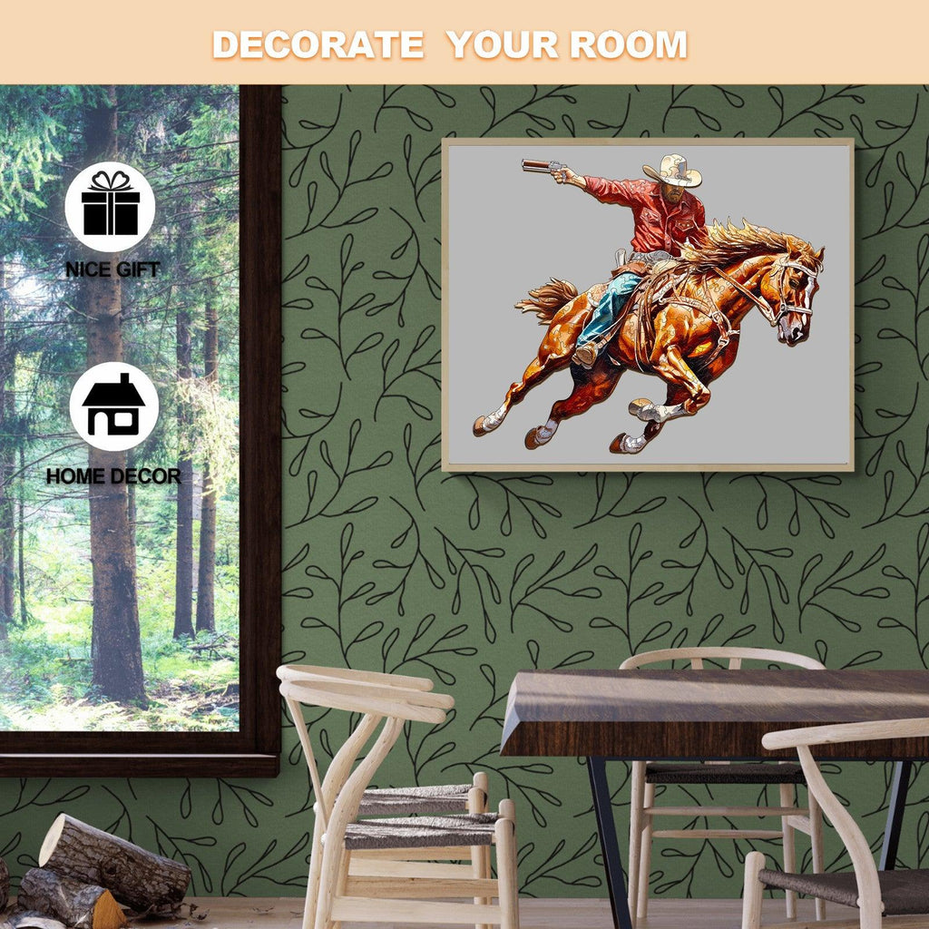 Cowboy-2 Wooden Jigsaw Puzzle