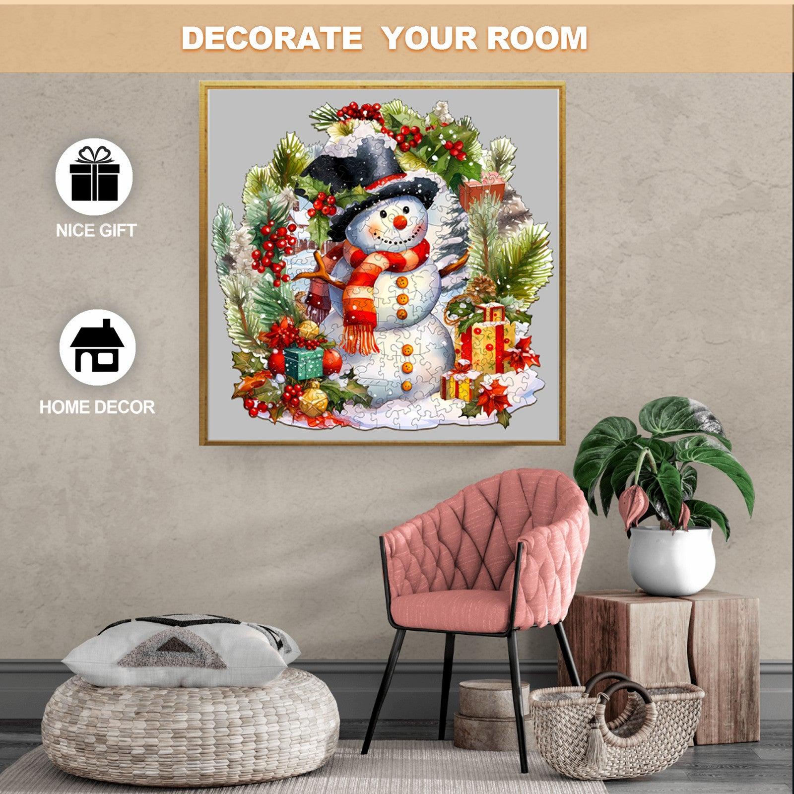 Frosty The Snowman Wooden Jigsaw Puzzle