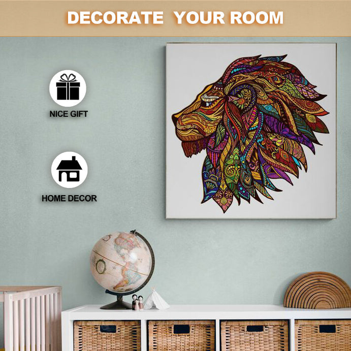 The Jungle King Wooden Jigsaw Puzzle
