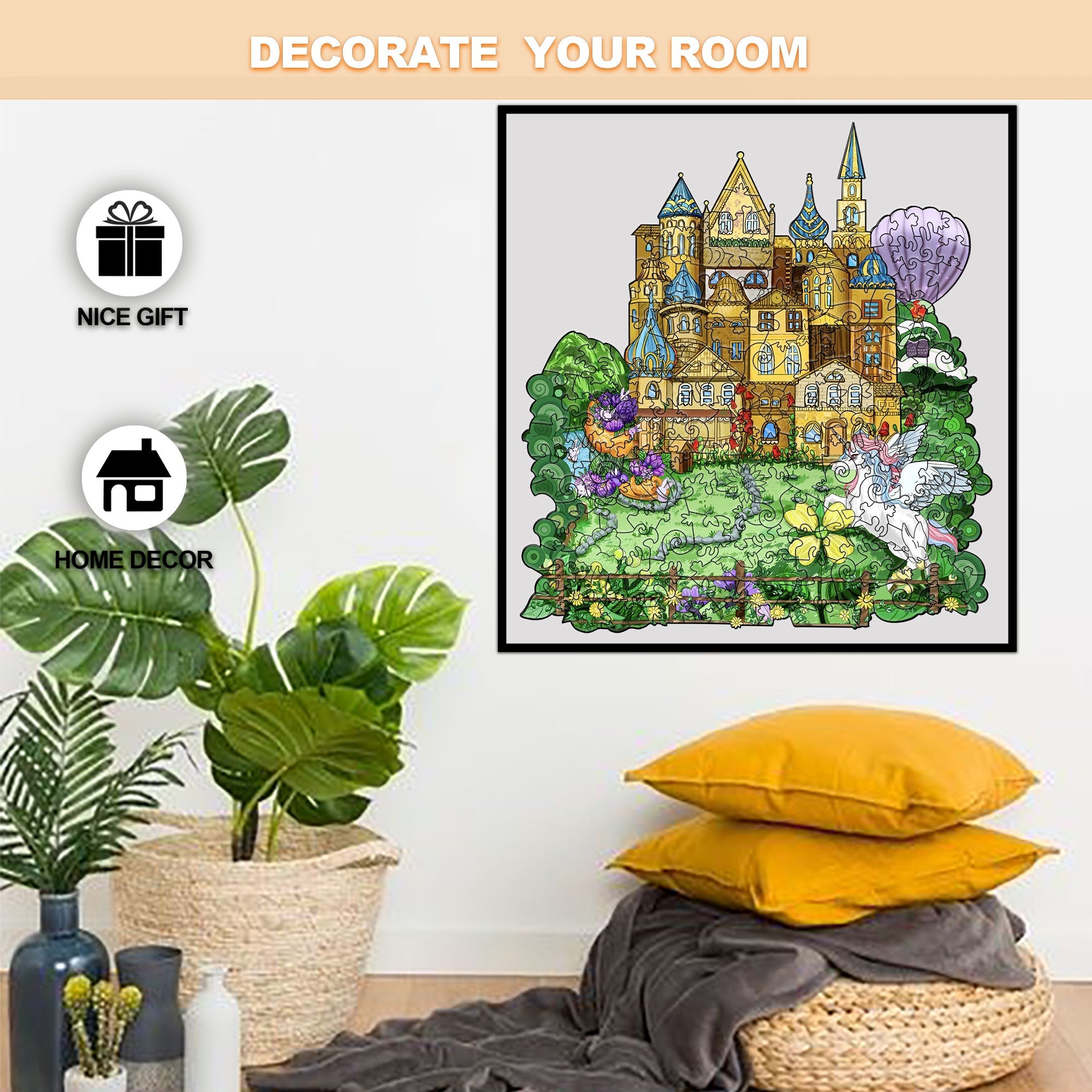 Fairy Tale Castle Wooden Jigsaw Puzzle