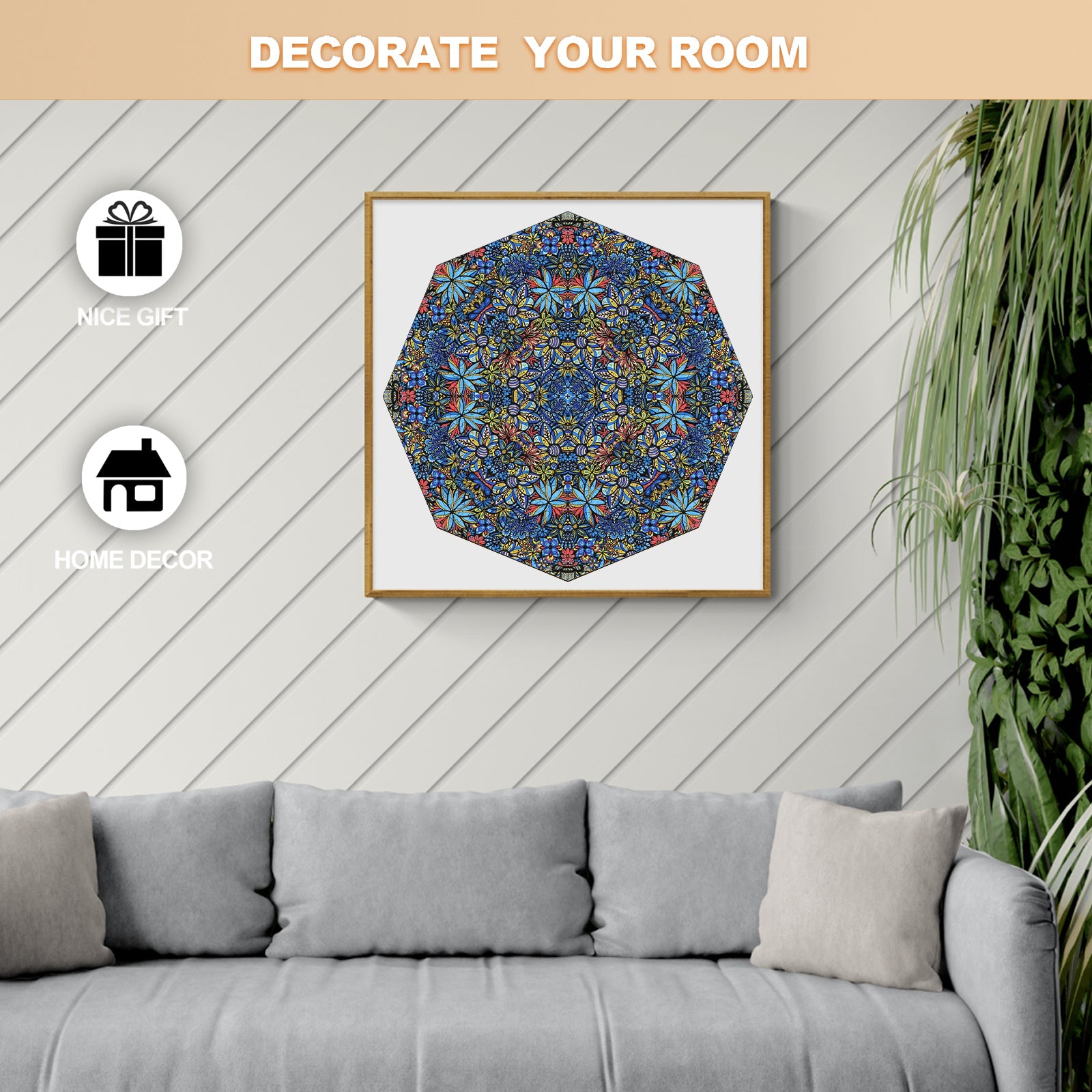 Mandala Talavera Bouquet - By Artist Lori Anne McKague