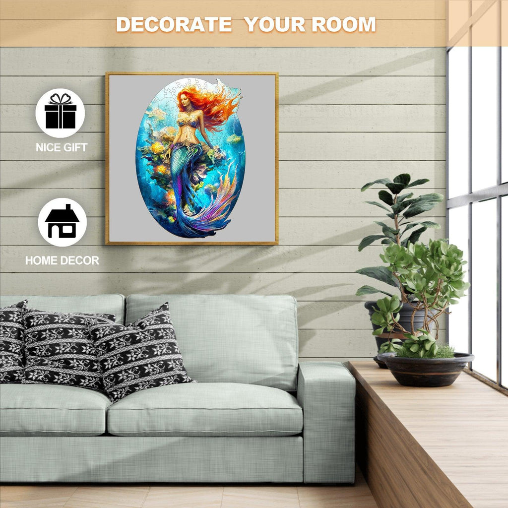 Mermaid 2 Wooden Jigsaw Puzzle