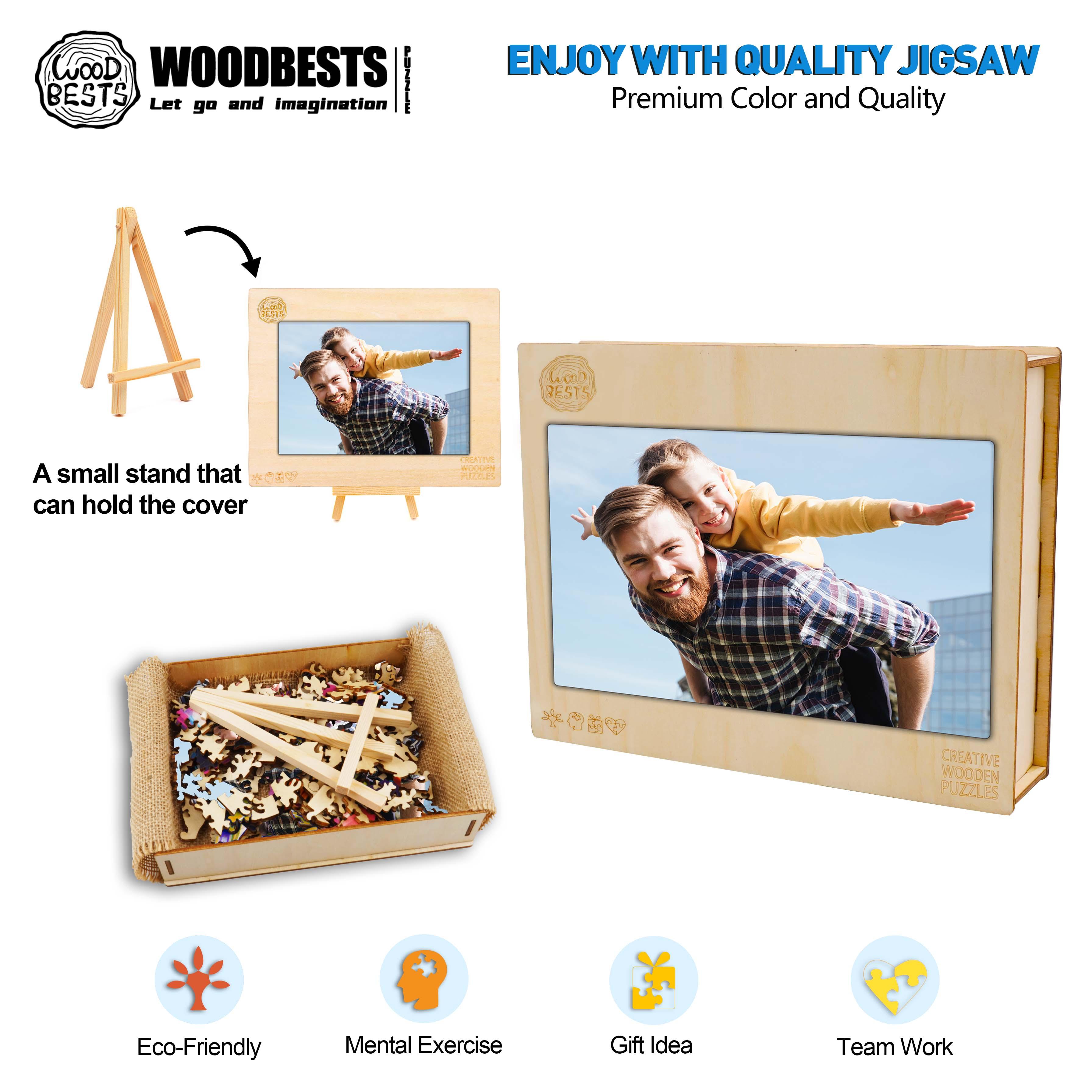 Father's Memory Parent-child Personalized Photo Puzzles