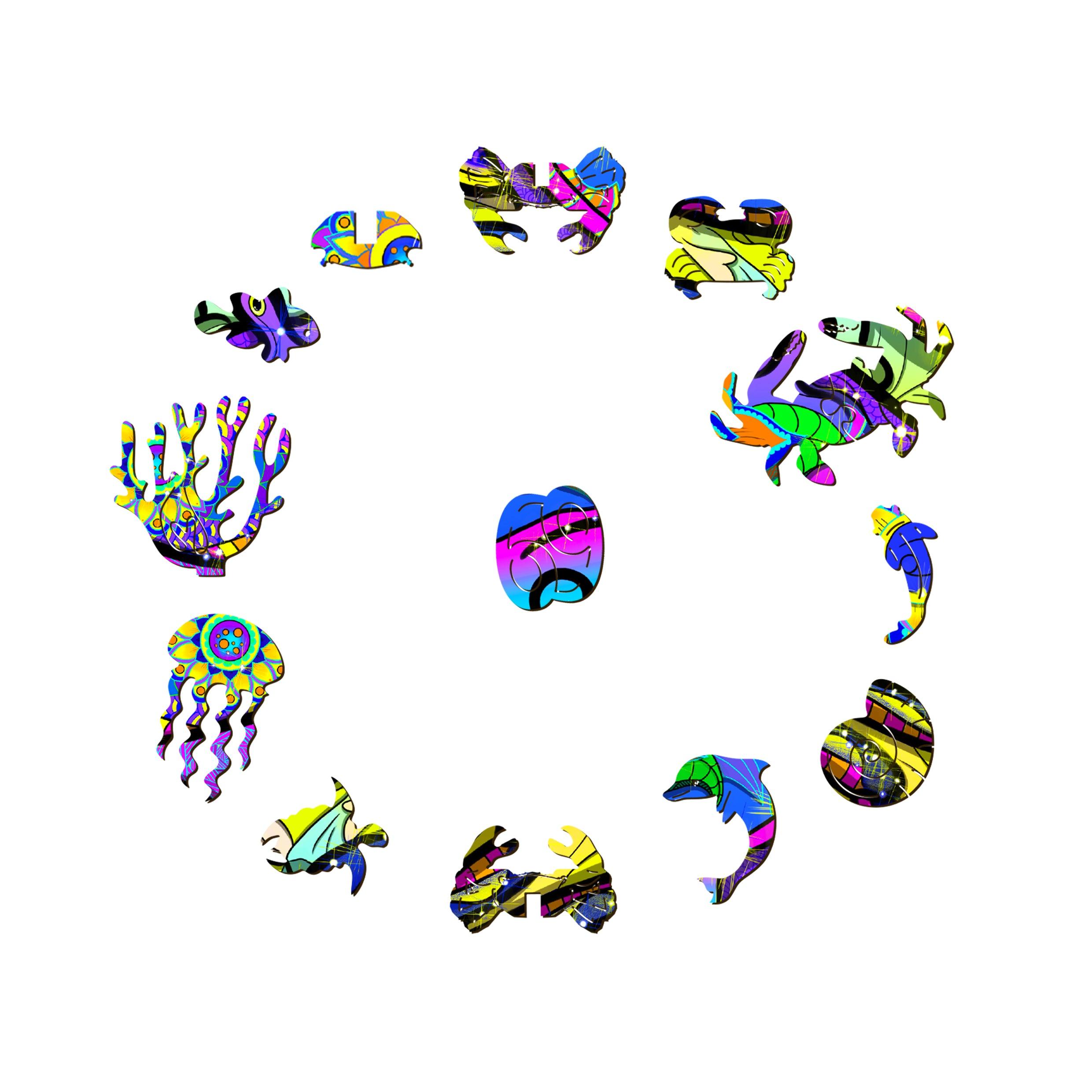 Constellation Cancer Wooden Jigsaw Puzzle