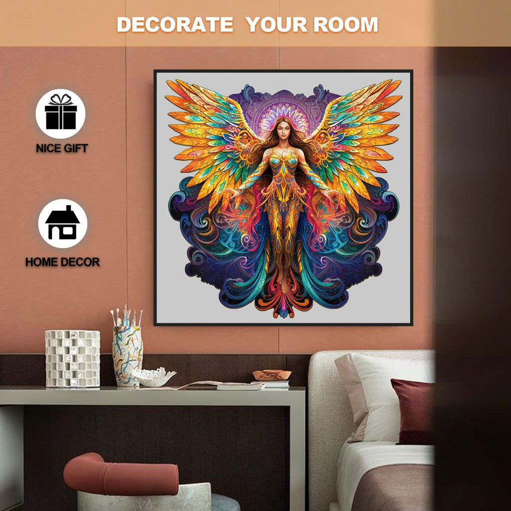Girl with Wings Wooden Jigsaw Puzzle