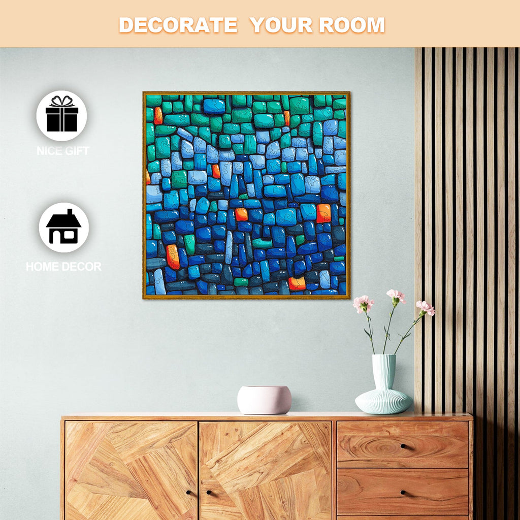 Blue Wall - By Artist Erin Desjardine