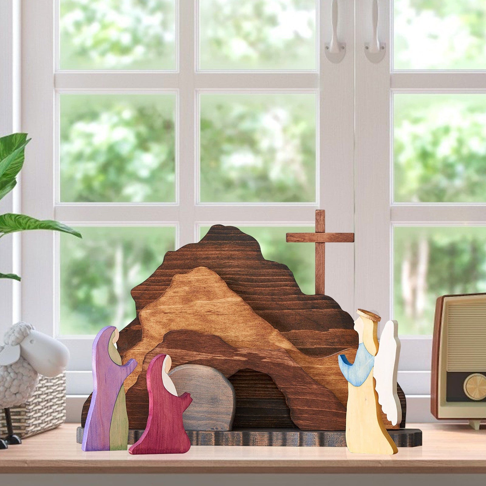 Natural Easter Jesus Display by Godisabove™