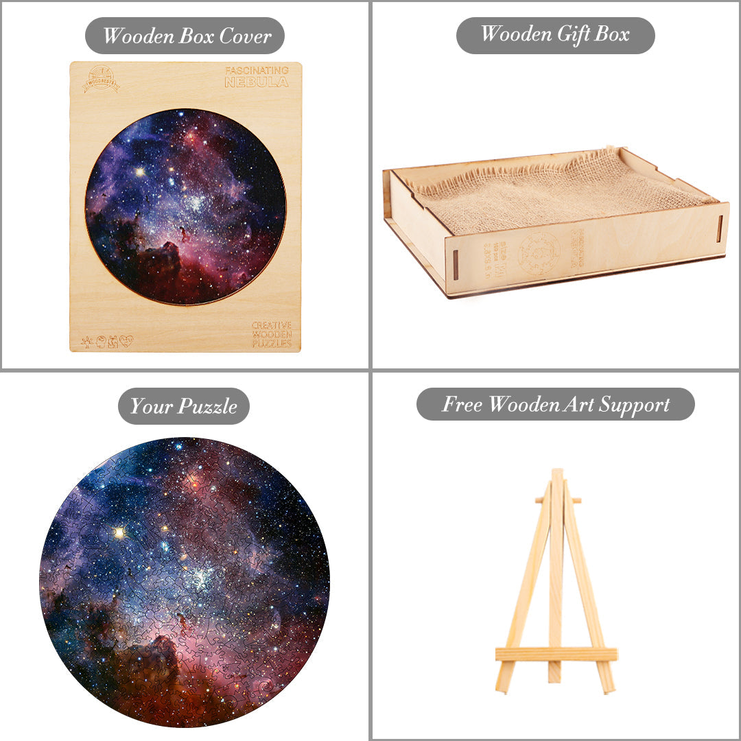 Fascinating Nebula Wooden Jigsaw Puzzle