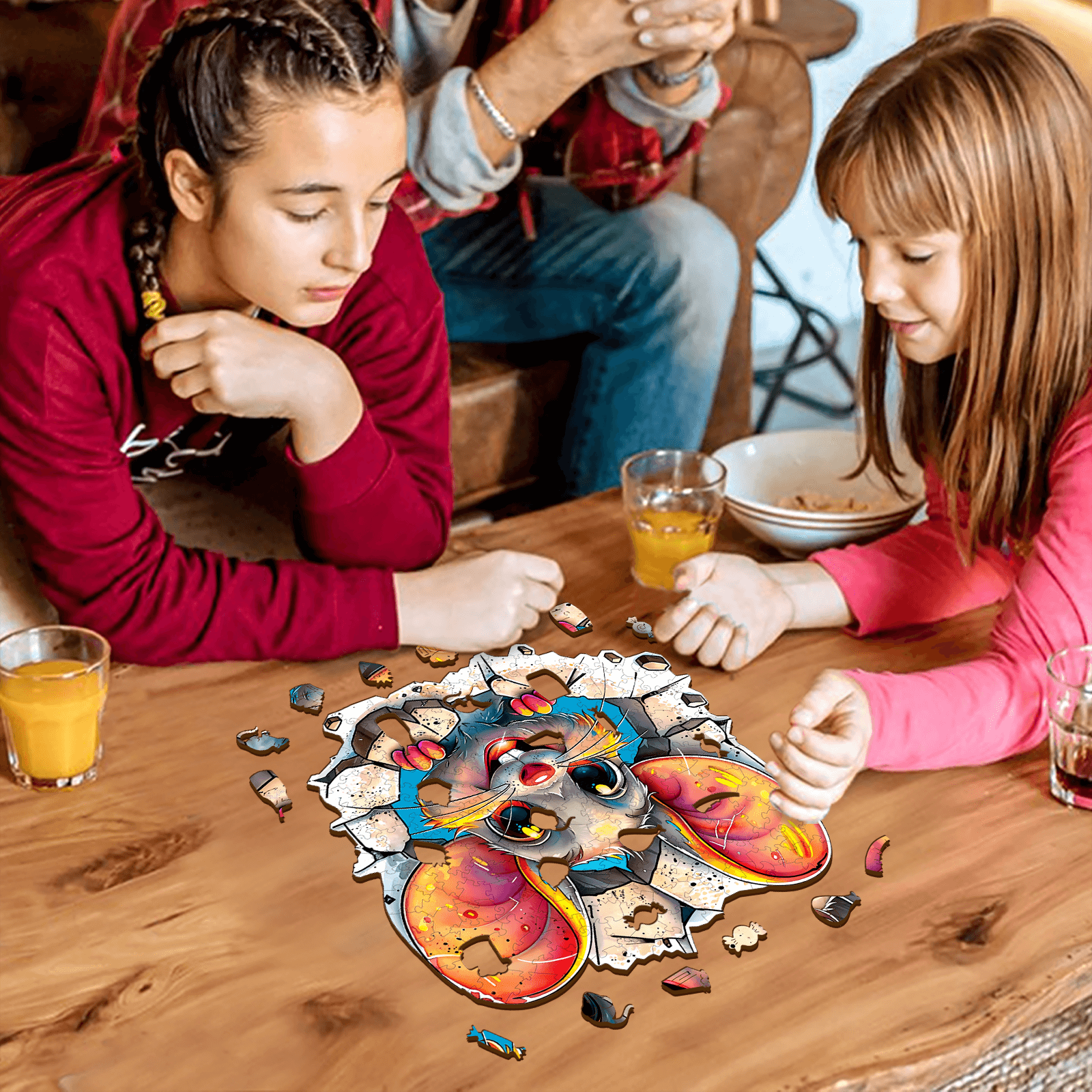 Wall Rat-1 Wooden Jigsaw Puzzle