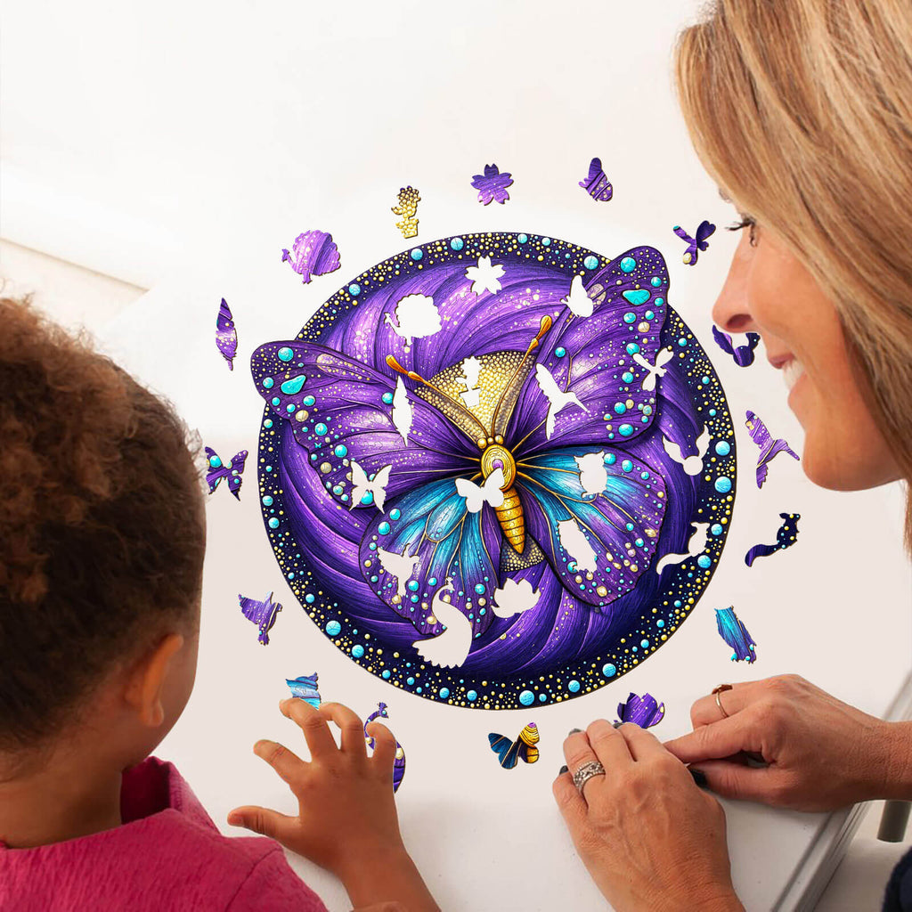 Seek and Find Butterflies Wooden Jigsaw Puzzle