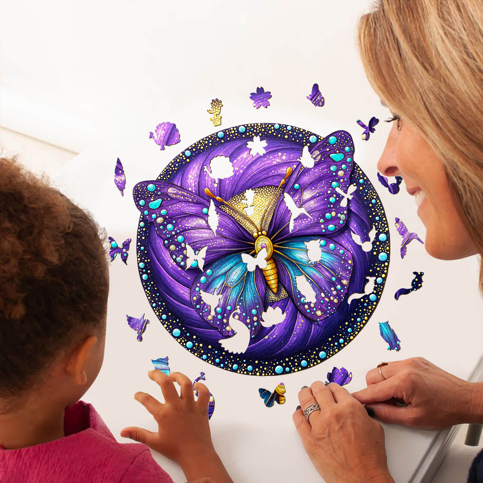 Seek and Find Butterflies Wooden Jigsaw Puzzle