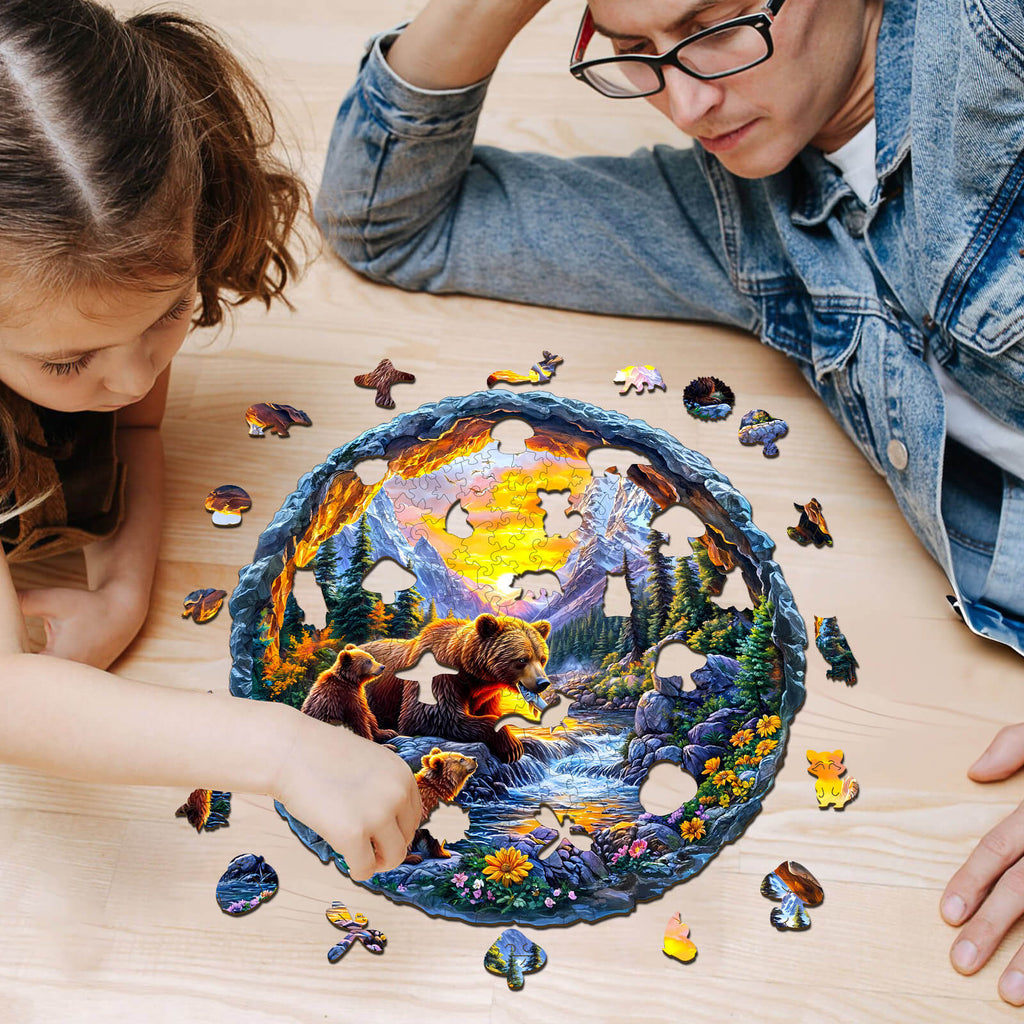 3D Mama’s Love Wooden Jigsaw Puzzle