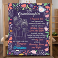 Forever Love – Grandma to Granddaughter Blanket by Godisabove™