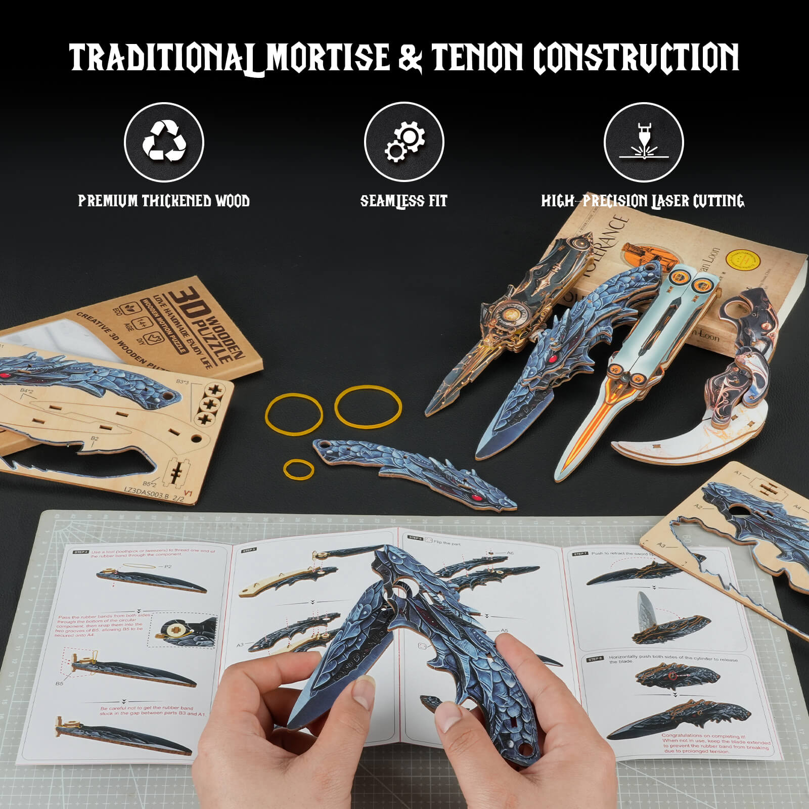 Shadow Blade – DIY 3D Knife Prop Kit
