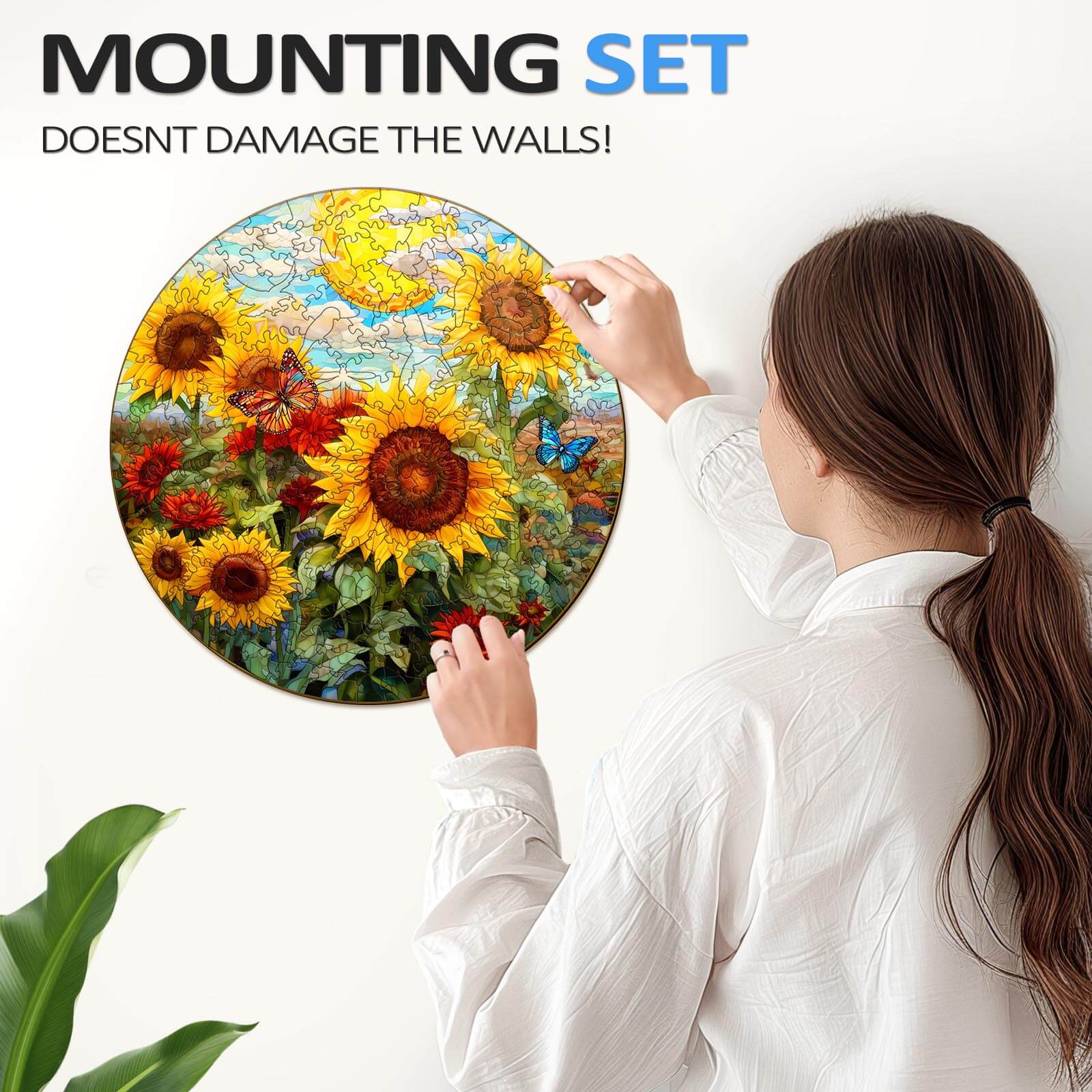 Sunflower Sonata Wooden Jigsaw Puzzle