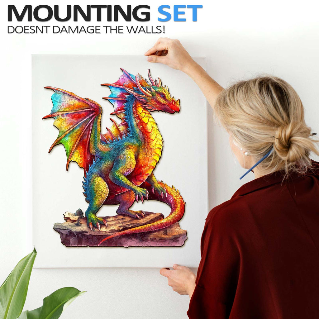 Colorful Dragon-2 Wooden Jigsaw Puzzle