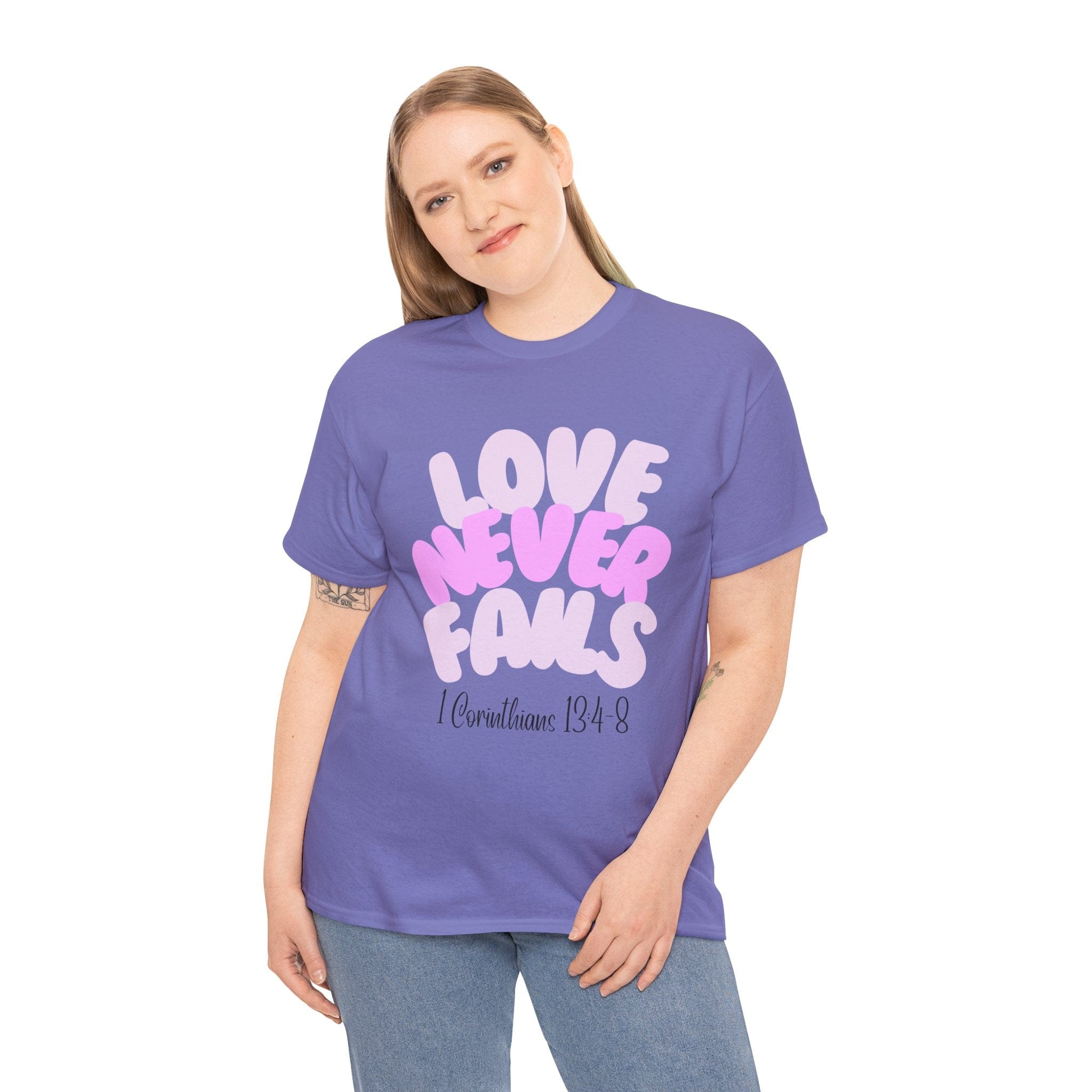 LOVE NEVER FAILS TEE