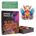 Angel Pig Wooden Jigsaw Puzzle