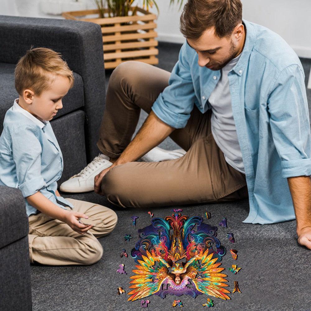 Girl with Wings Wooden Jigsaw Puzzle