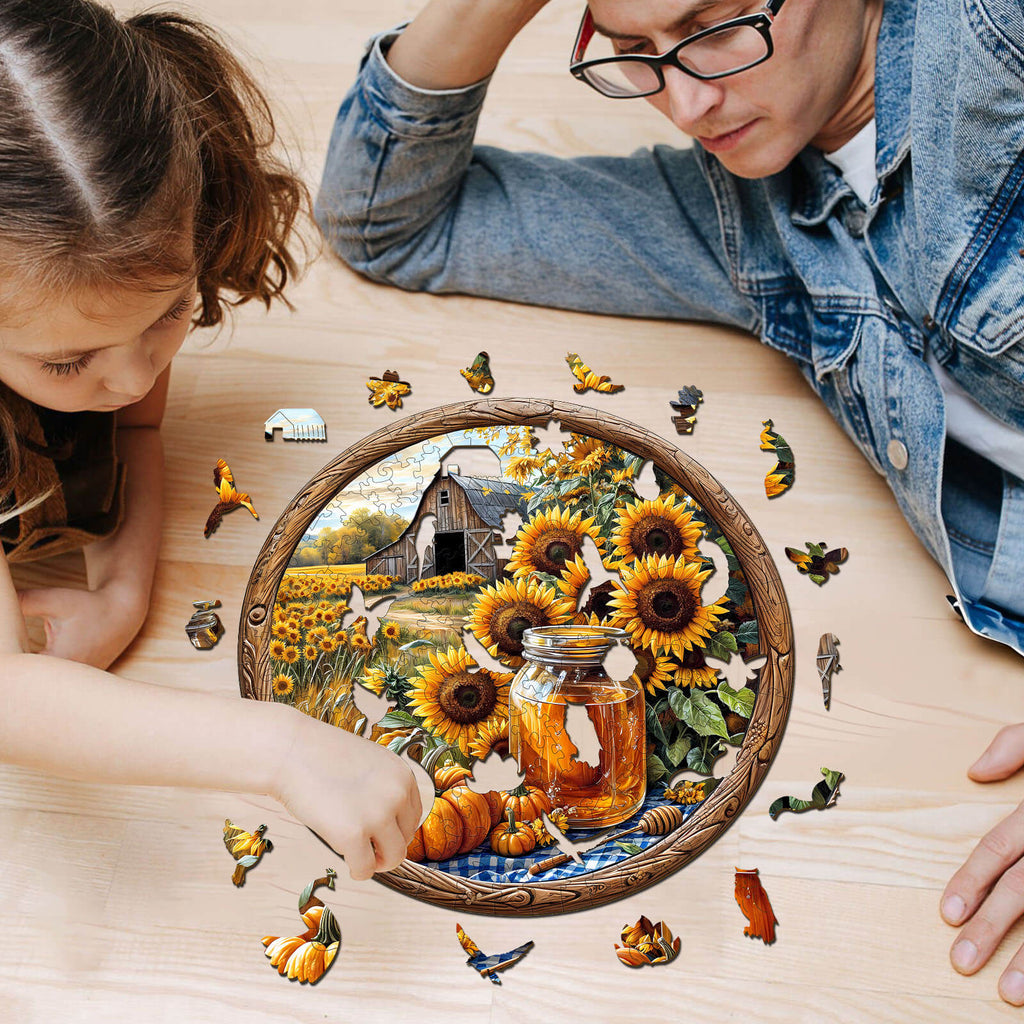 SEEK AND FIND BEES Wooden Jigsaw Puzzle