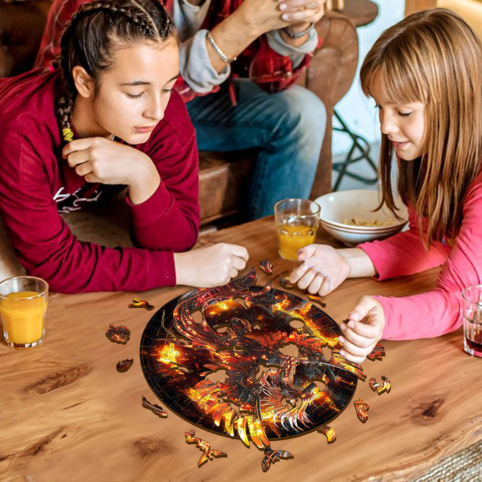 Mechanical Phoenix Wooden Jigsaw Puzzle