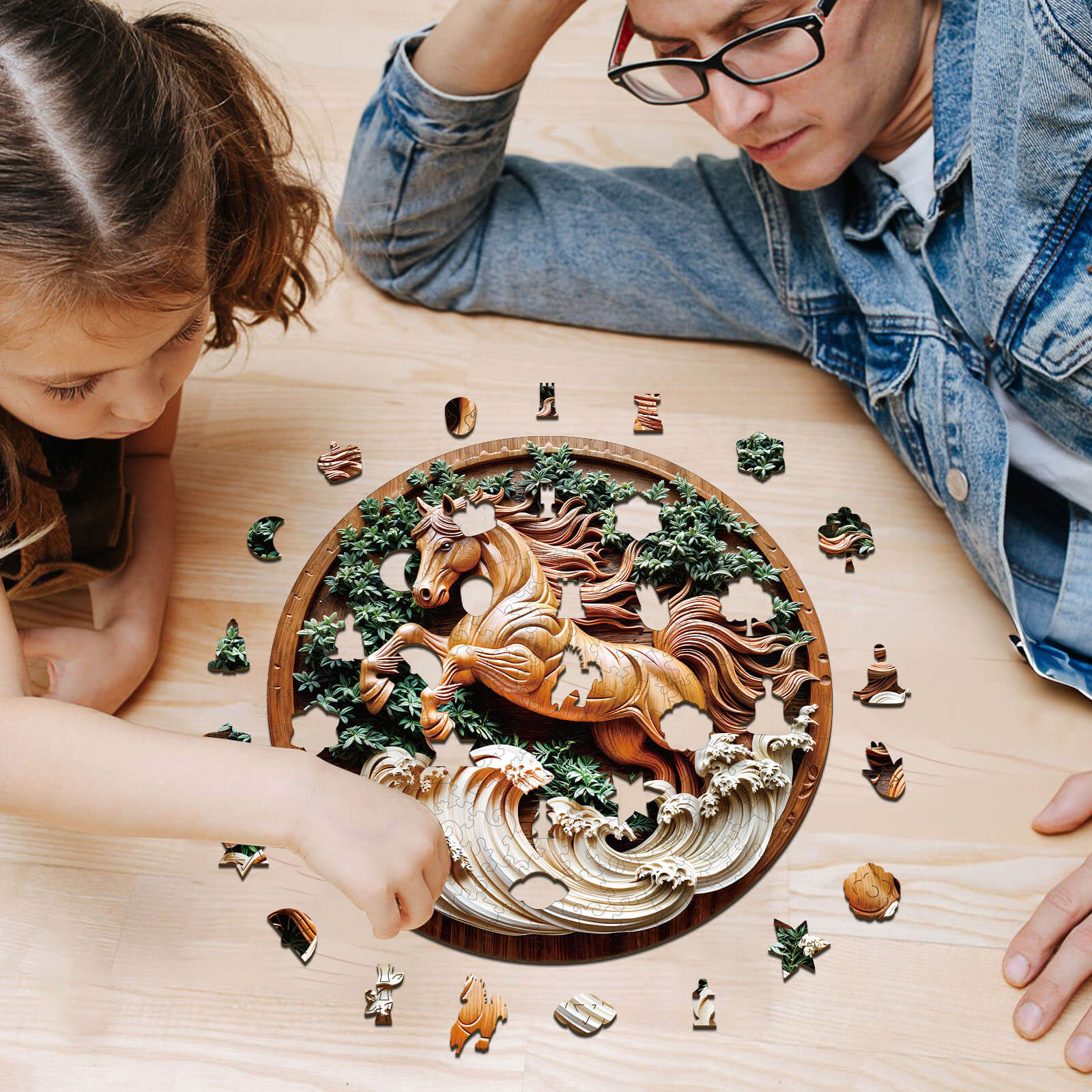 Horse-2 Wooden Jigsaw Puzzle
