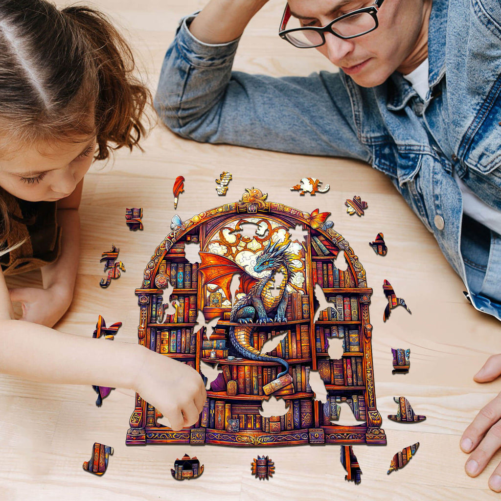 SEEK AND FIND QUILLS Wooden Jigsaw Puzzle