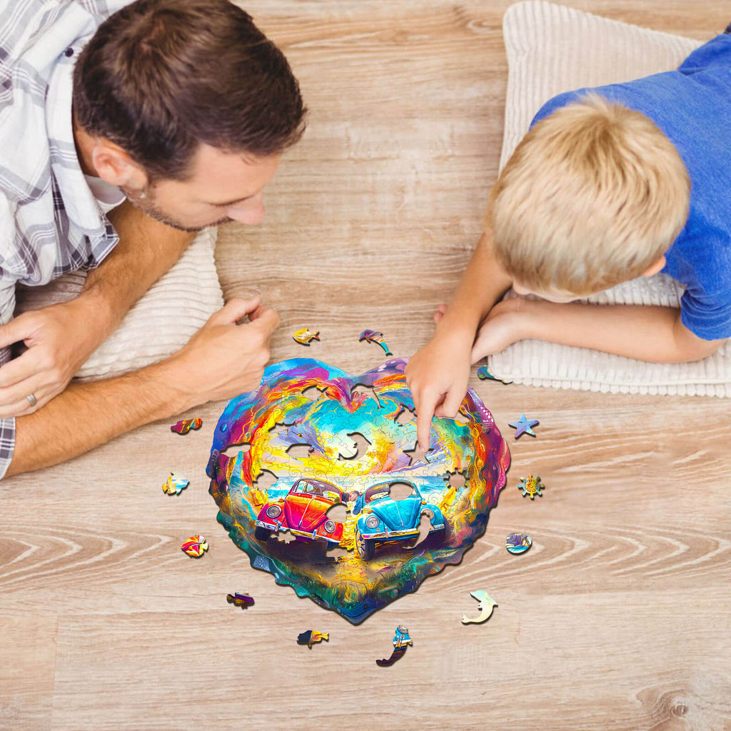 Sweet Encounter Wooden Jigsaw Puzzle