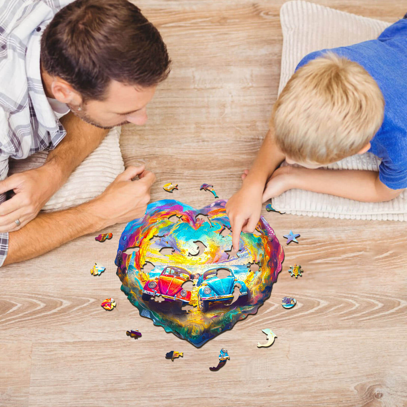 Sweet Encounter Wooden Jigsaw Puzzle