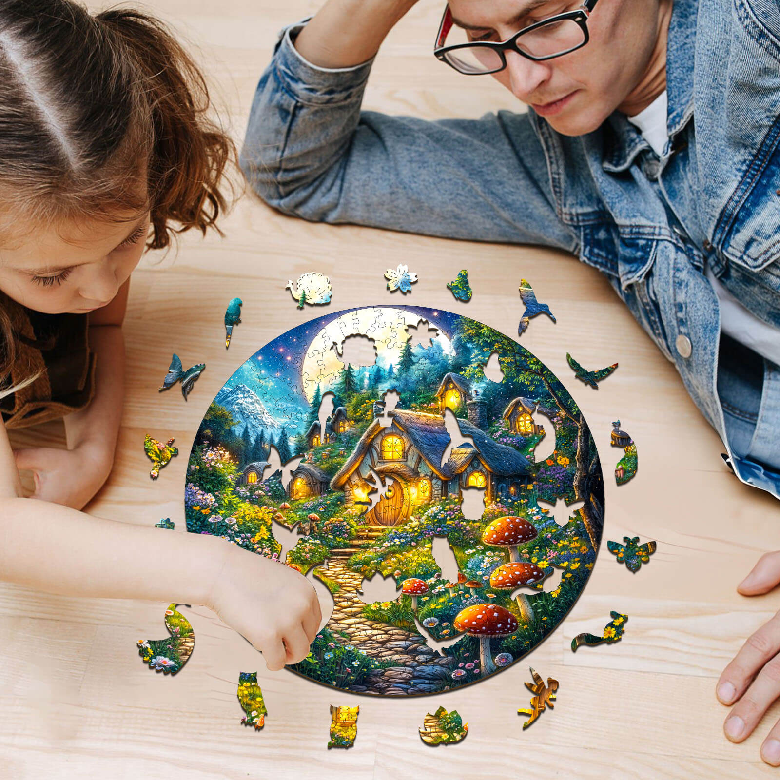 SEEK AND FIND FAIRIES Wooden Jigsaw Puzzle