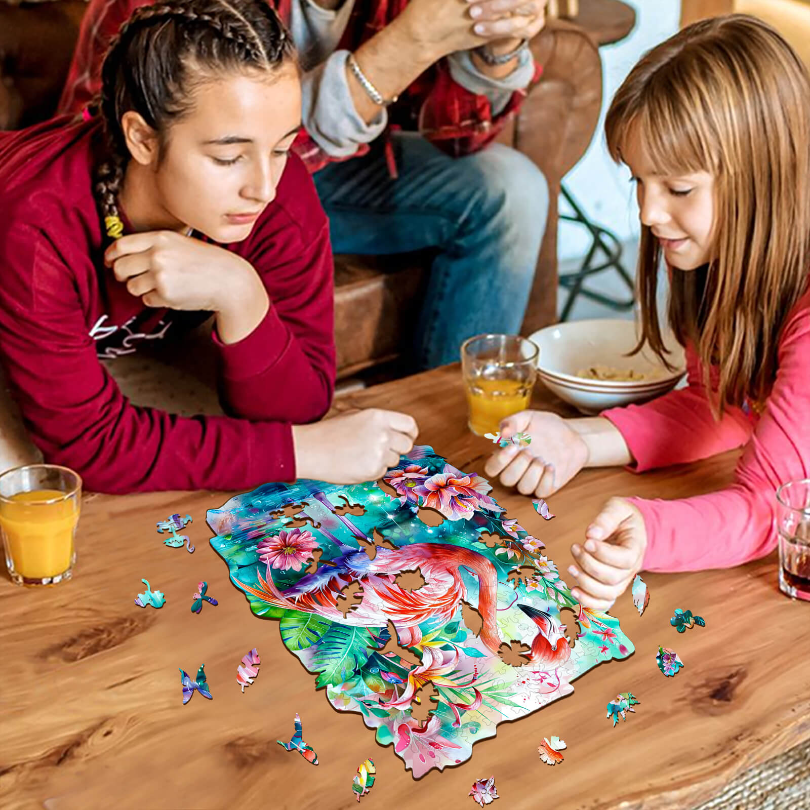 Flamingo Wooden Jigsaw Puzzle