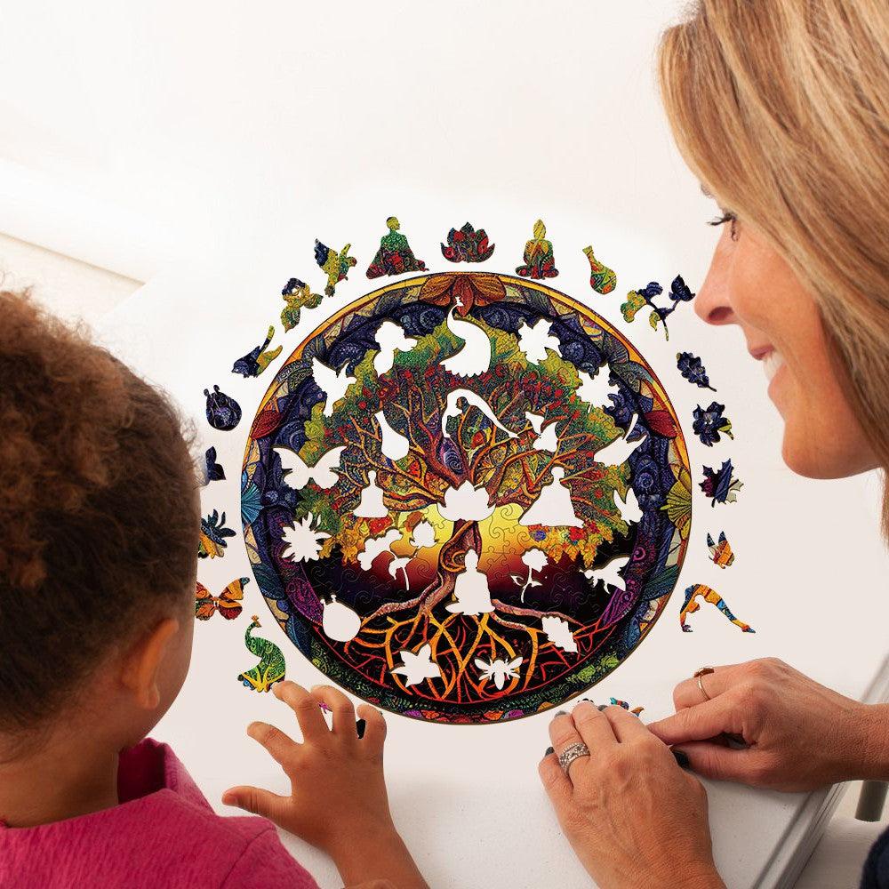 Tree of Life-4 Wooden Jigsaw Puzzle
