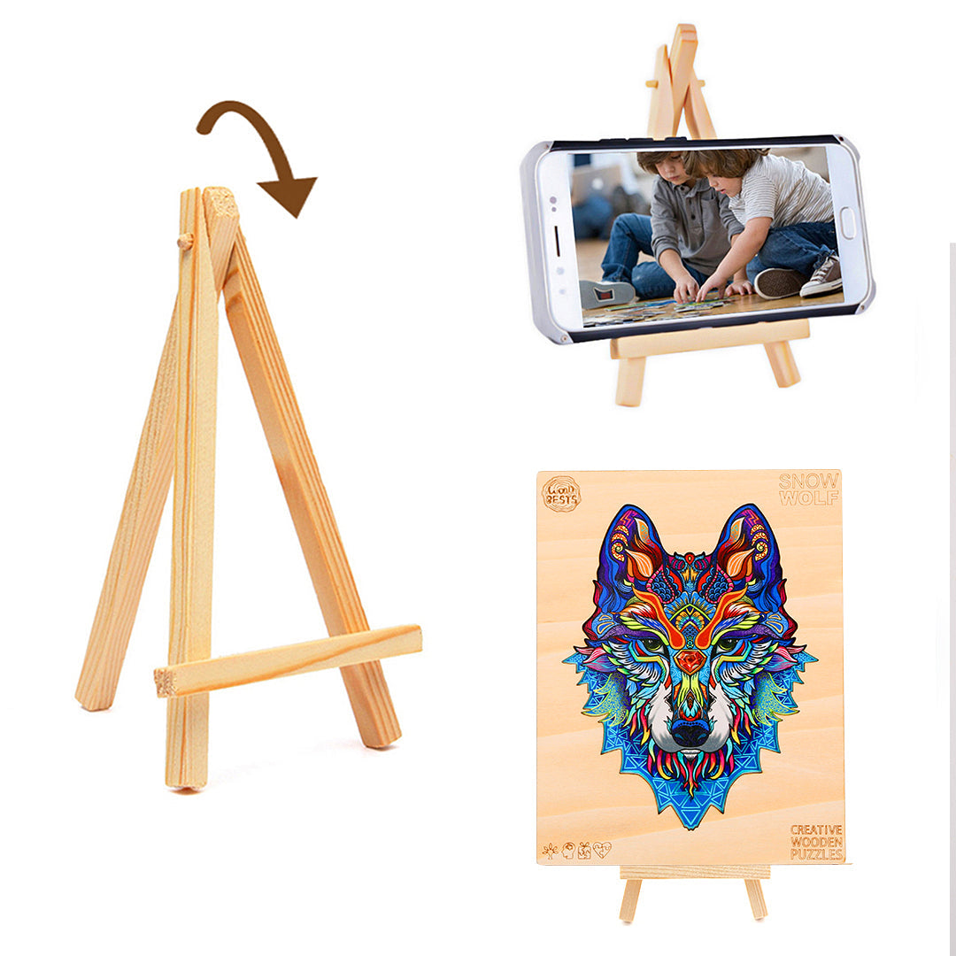 Snow Wolf Wooden Jigsaw Puzzle