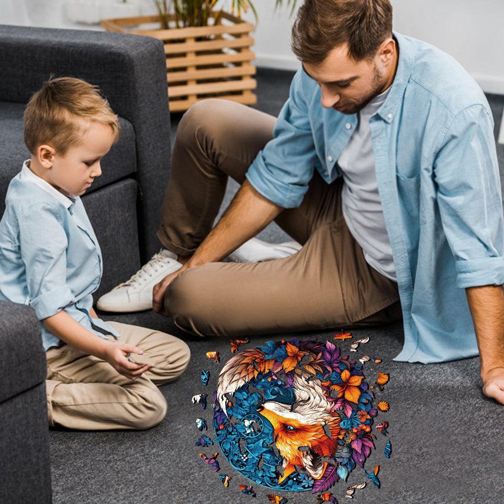 Mysterious Fox Wooden Jigsaw Puzzle