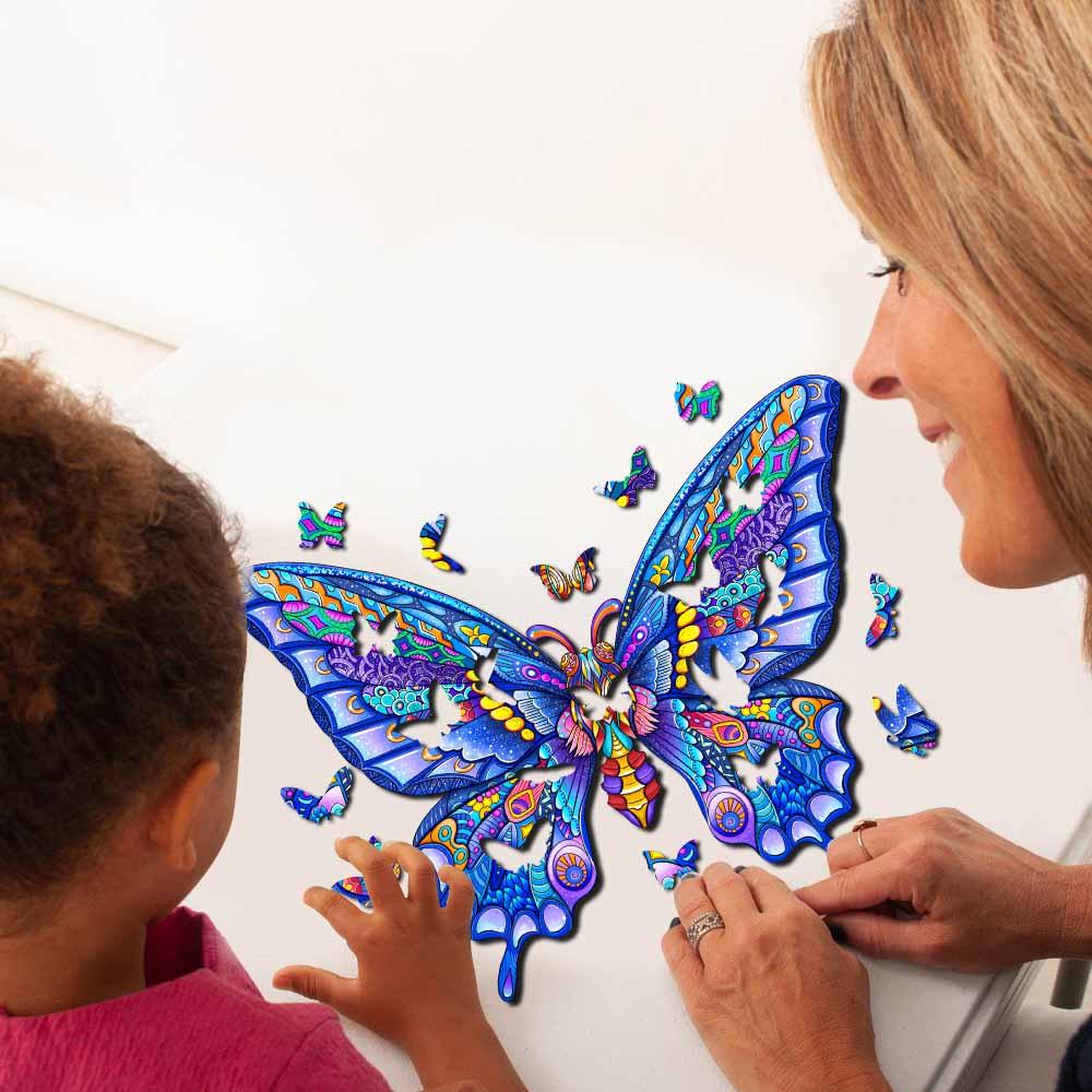 Charming Butterfly Wooden Jigsaw Puzzle