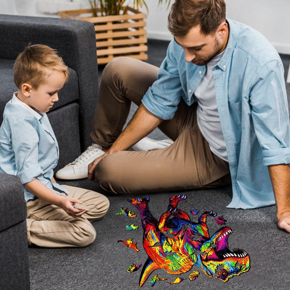 Roaring Tyrannosaurus Wooden Jigsaw Puzzle