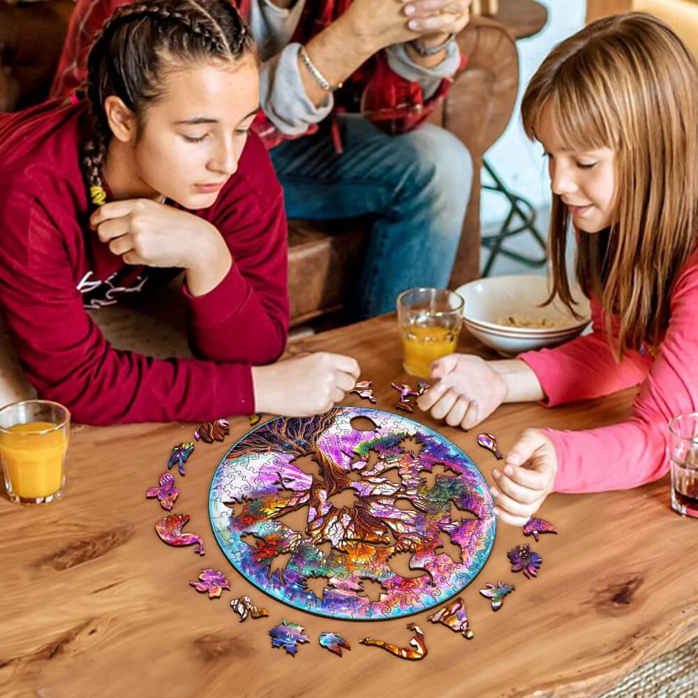 Dreamy Life Tree Wooden Jigsaw Puzzle