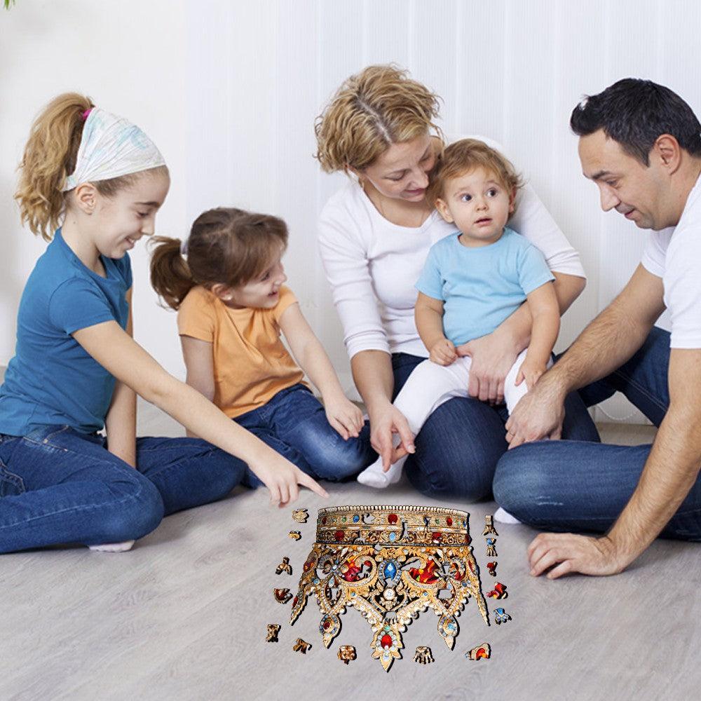 Beautiful Crown Wooden Jigsaw Puzzle