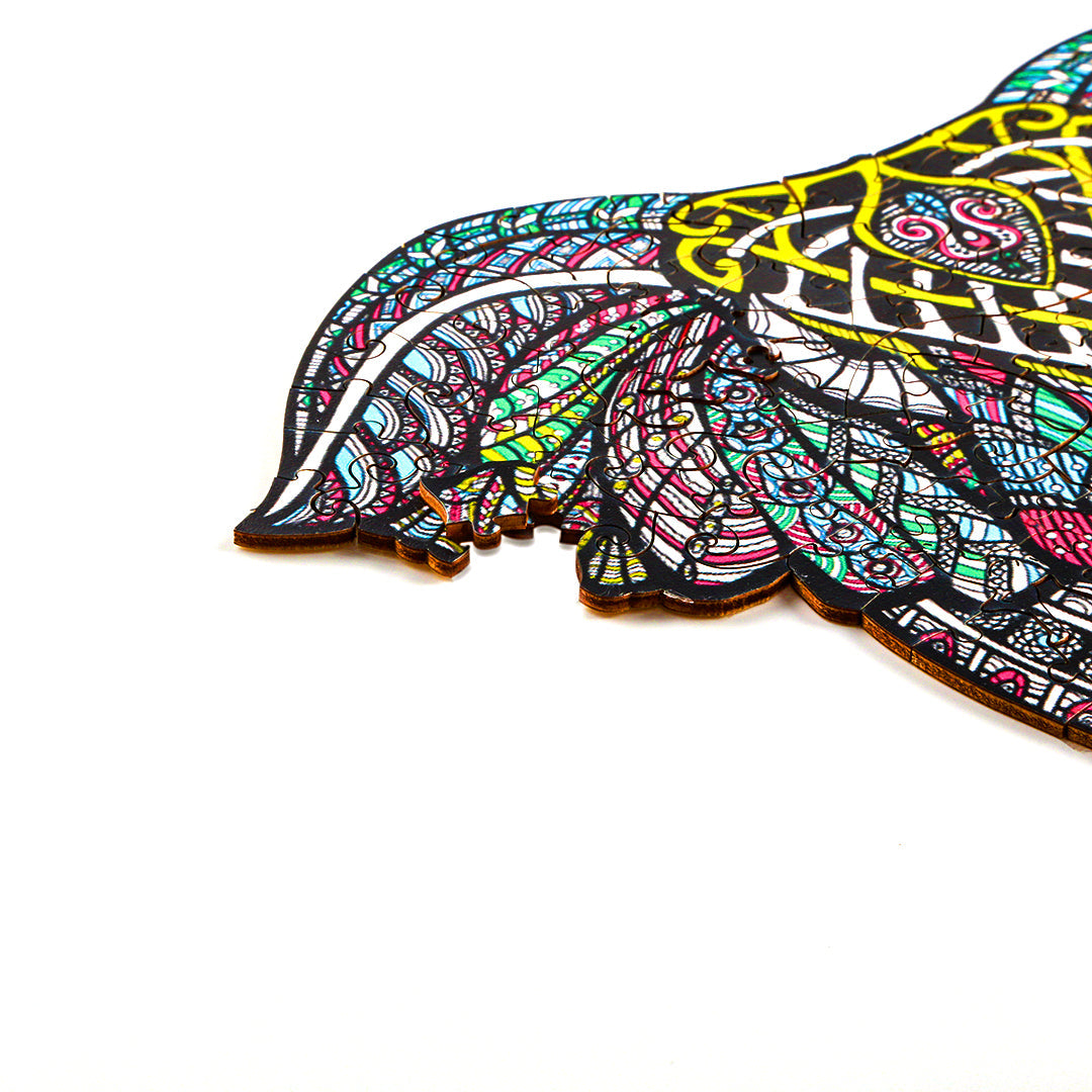 Noble Elephant Wooden Jigsaw Puzzle