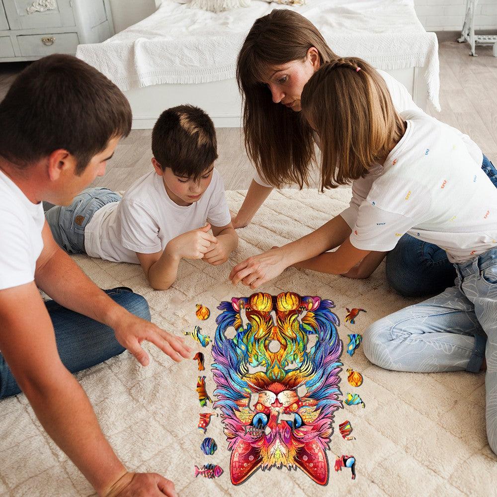 Persian Cat-3 Wooden Jigsaw Puzzle