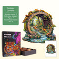 Happy foxes-2 Wooden Jigsaw Puzzle