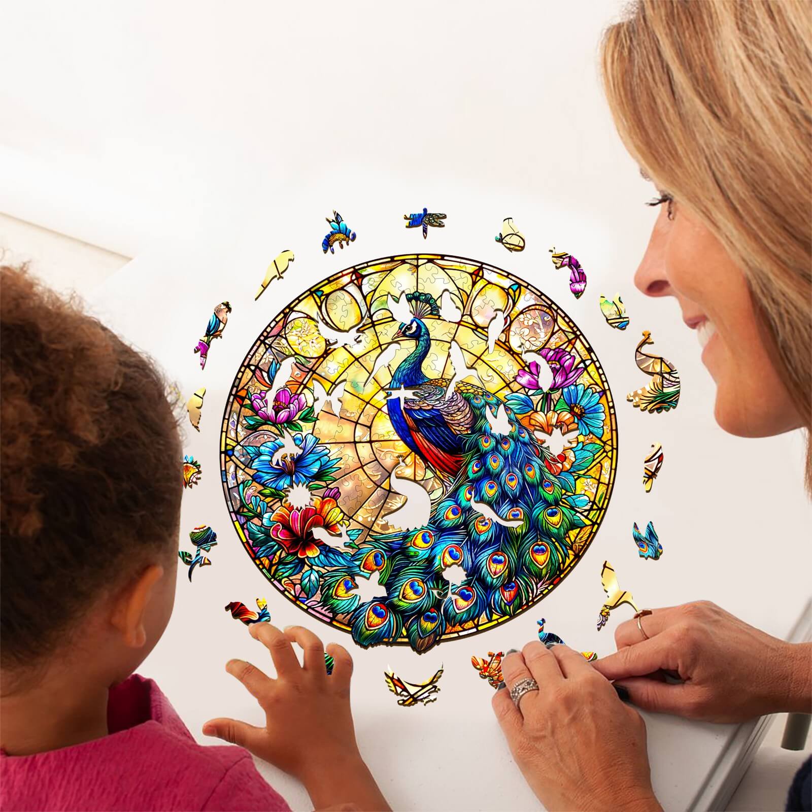 Peacock King Wooden Jigsaw Puzzle
